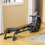 16-level Resistance Rowing Machine With Digital Monitor | Black