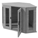 Dog Crate W/ Cushion, Large Door - Medium Dogs | Gray
