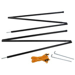 Great Outdoors Canopy Pole Set | One Size | Black
