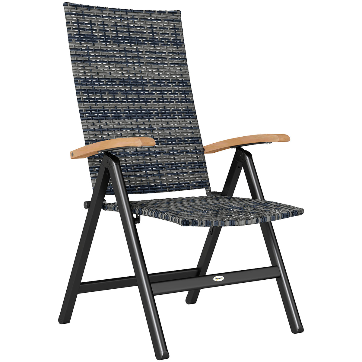 Outdoor Folding Rattan Chair, Dining Chair | Set of 1
