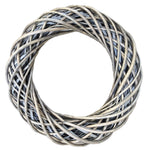 Wicker Antique Wash Ring Wreath | Large | Gray
