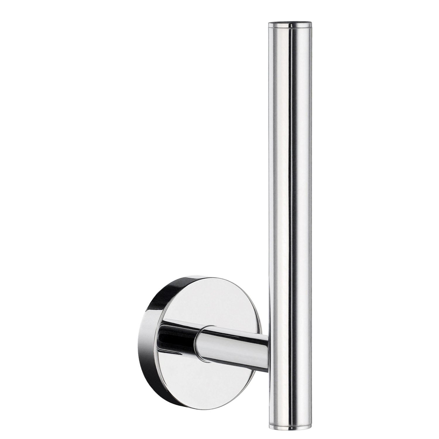 Wall Mounted Spare Toilet Roll Holder Non Rust Brass Core | Polished Chrome