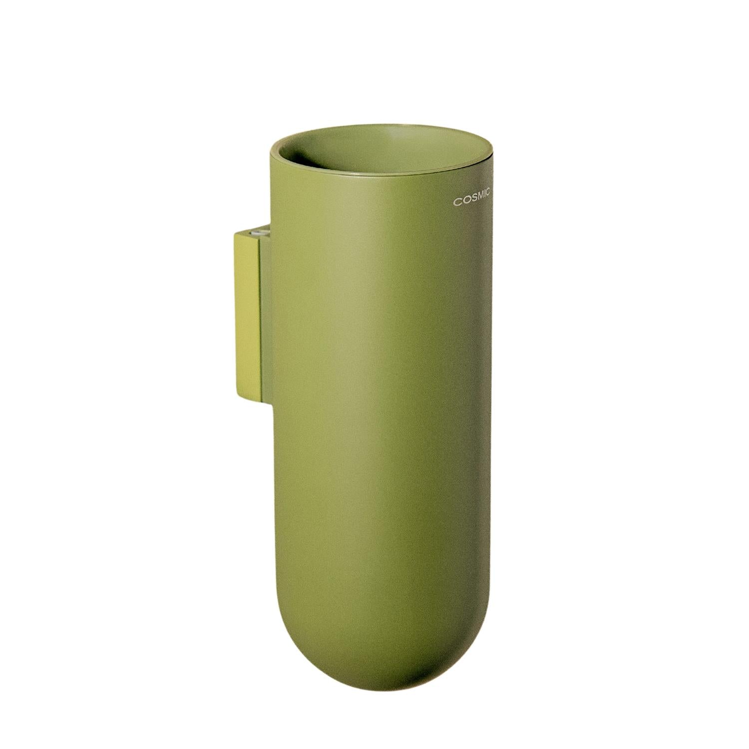 Wall Mounted Toothbrush Holder, Bathroom Tumbler Green, Geyser Collection