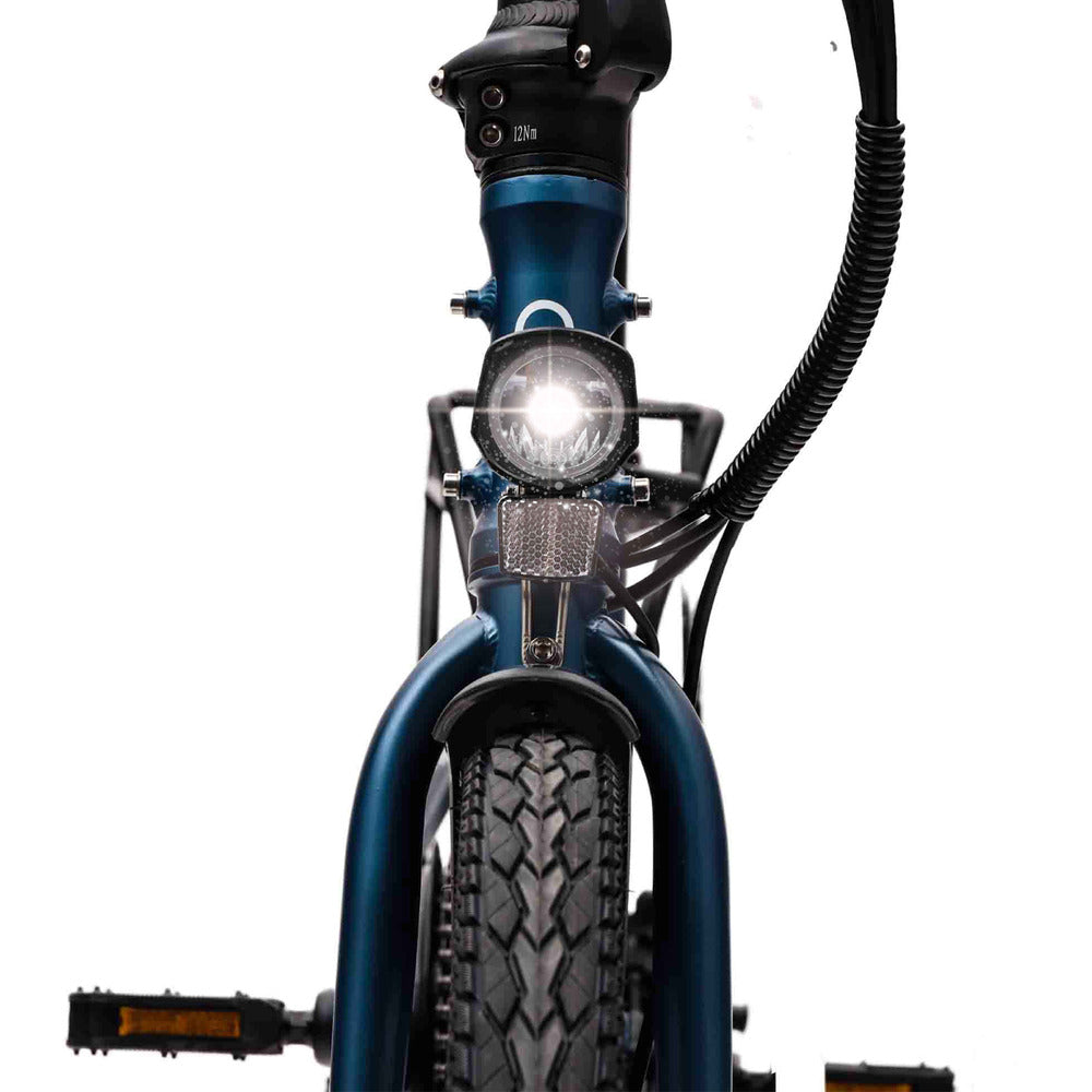Virum Step 2024 Folding Electric Bike Lightweight E-bike | Sapphire Blue | Blue