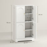 110cm Kitchen Cupboard With 4 Arched Doors And 2 Adjustable Shelves
