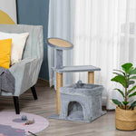 Cat Tree Tower W/ Scratching Posts Pad Condo Perch Bed Ball Kitten Toy