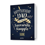 Personalised 'favourite Muggle' Dad Birthday Card Official Product
