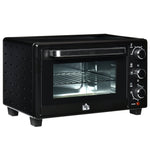 Mini Oven 21l Electric Grill With Adjustable Temp Timer | One Size | Black