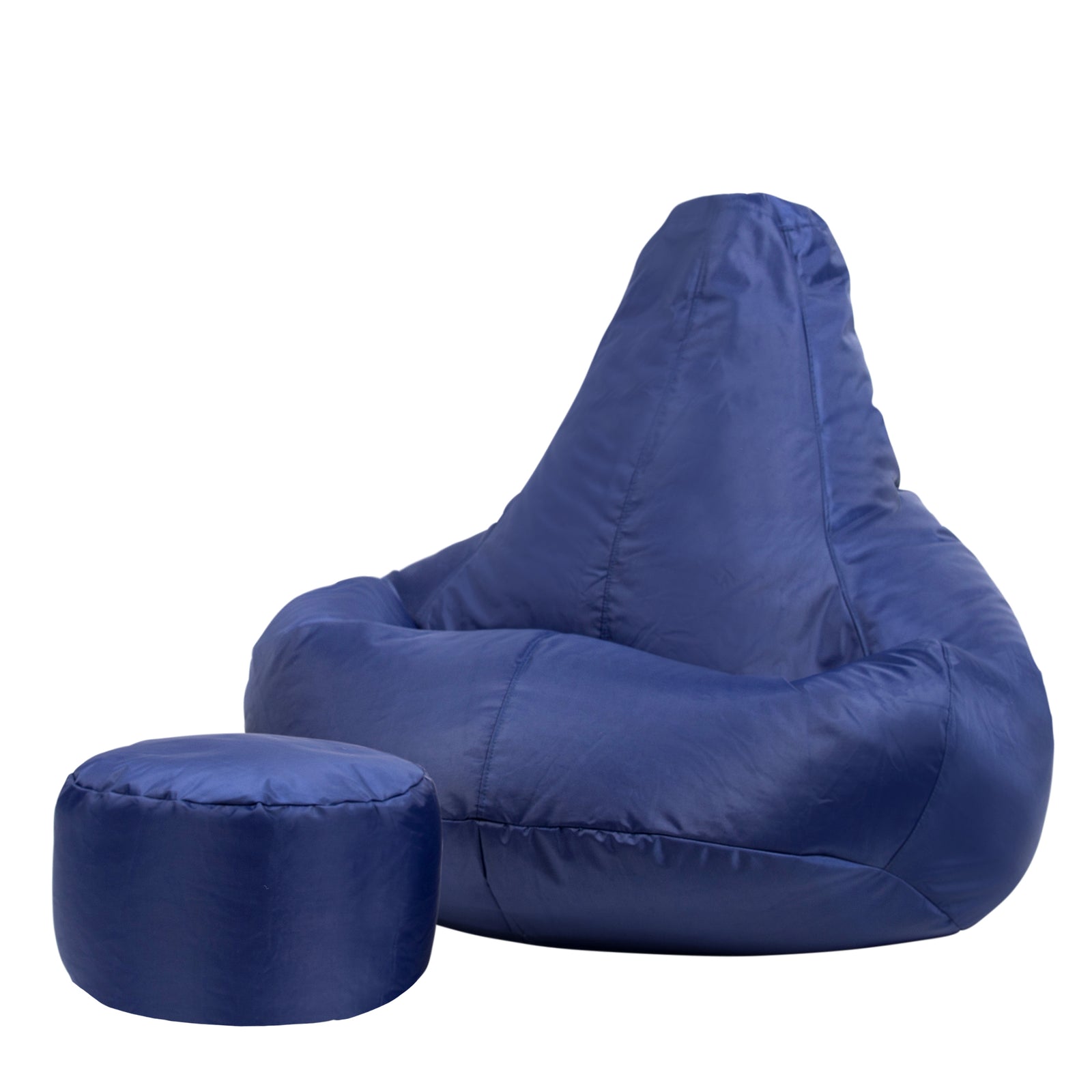 Recliner Indoor Outdoor Bean Bag Chair & Pouffe Chair | Navy Blue