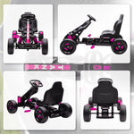 Pedal Go Kart With Automatic Clutch, For Ages 3-6 Years | Pink