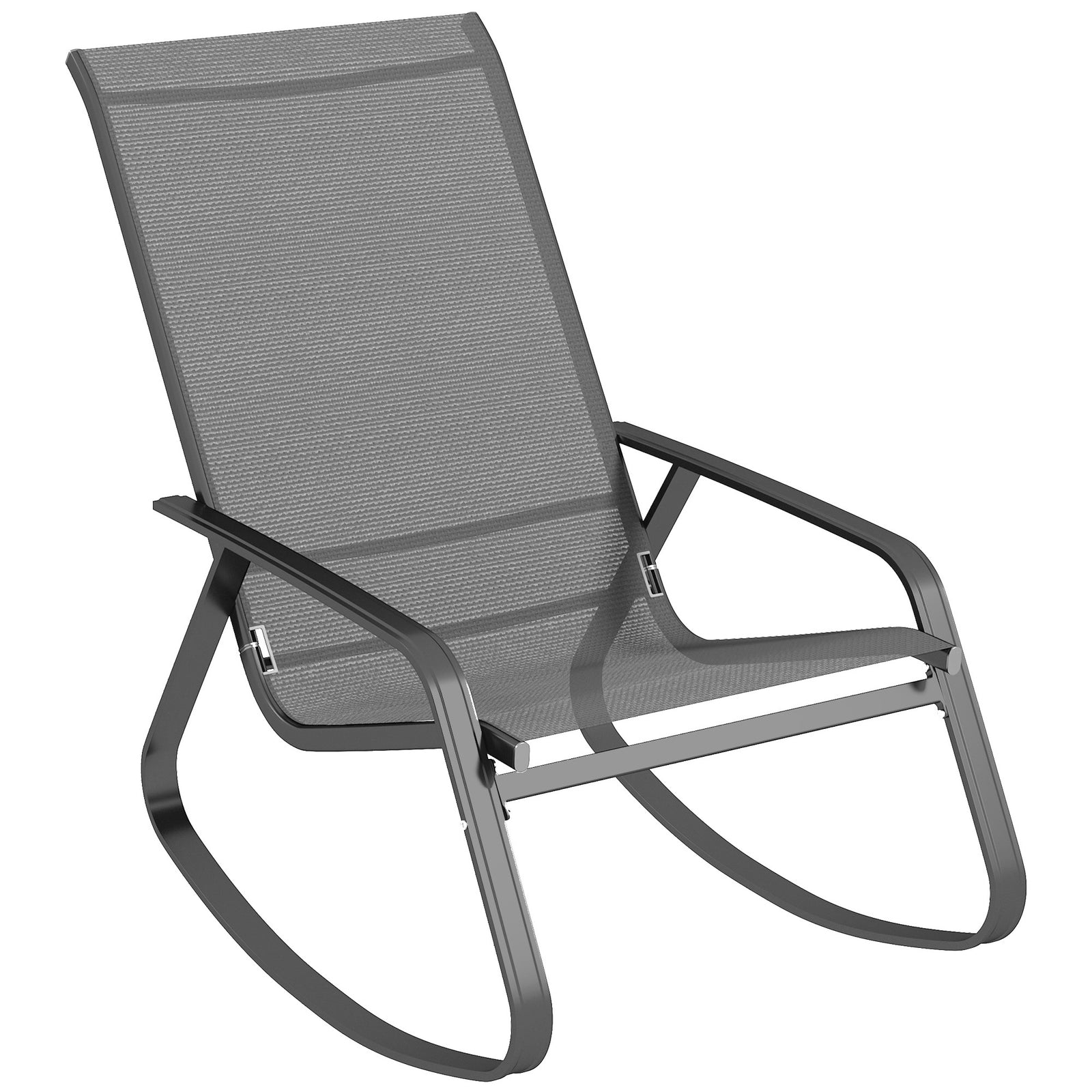 Garden Rocking Chair, Ergonomic With Armrests