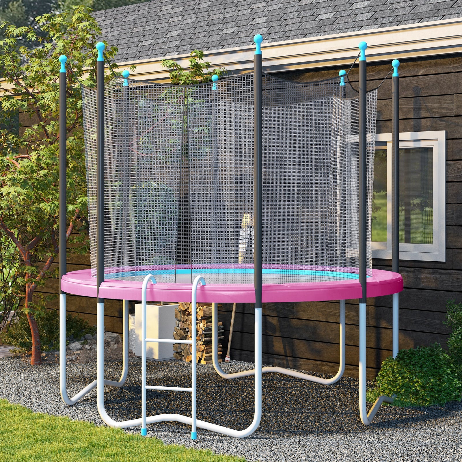 Trampoline Pad Spring Cover, Waterproof | Small | Pink