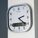 Large Wall Clock With Day And Date Display (30cm)