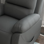 Power Lift Recliner Chair Armchair Grey