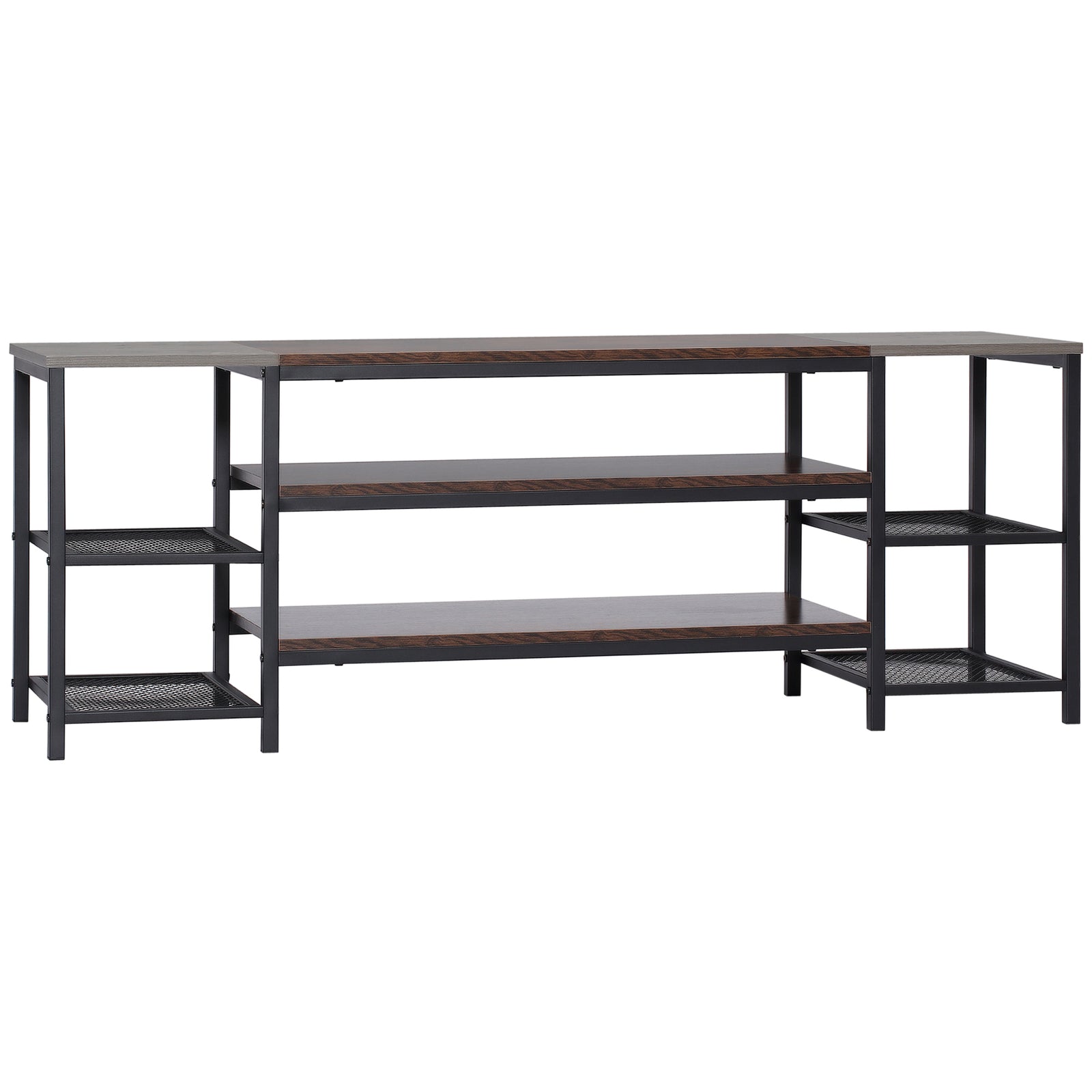 Tv Unit For Tvs Up To 60 Inches Shelves | Gray
