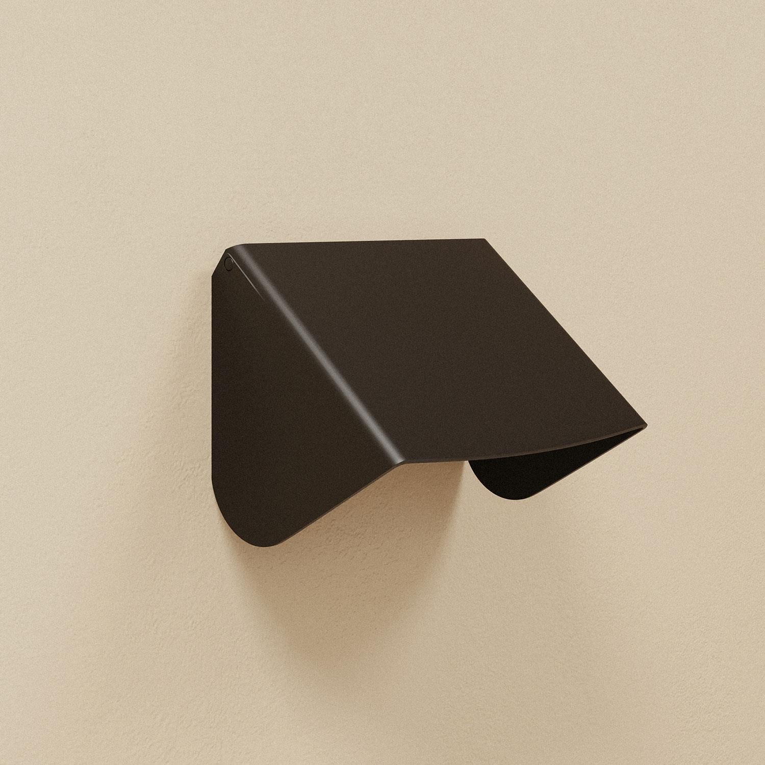 Toilet Roll Holder, Wall-mounted, 11,5 Cm. Collection Bwc | Matte Black
