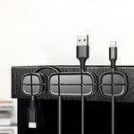 Universal 3 Magnetic Usb Cable Organizer | Black