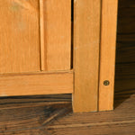 Wooden Garden Storage Shed Tool Storage Box | Brown