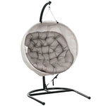 Hanging Egg Chair Outdoor Indoor Swing Chair, Folding Basket | Sand