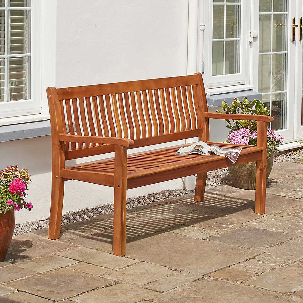 Acacia 3 Seater Garden Bench
