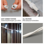 Eagle Connect String Lights White Rubber Ip65 5m/40 Led Cool White
