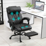 Pu Leather Massage Office Chair 6 Vibration