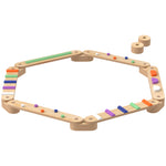Aiyaplay Wooden Balance Beam For Kids 3-8 Years Indoor Outdoor Use