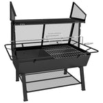 3-in-1 Bbq Rotisserie, Mesh Lid, Poker | Black