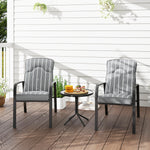 Adjustable Bistro Set, 3-piece | Gray