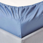 Egyptian Cotton Deep Fitted Sheet 1000 Tc | King | Airforce Blue