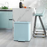 2 X 20l Double Rubbish Pedal Bin, Soft-close Lid