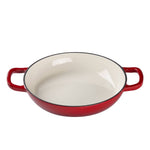 3.2l Enameled Cast Iron Dutch Oven Pot With Lid | Red