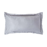 Egyptian Cotton Satin Stripe Oxford Pillowcase 330 Tc | King Pillow Case | Grey