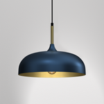 Pendant Lamp Lincoln 1xe27 35cm | 35cm | Navy Blue