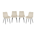 Indoor & Outdoor Living Harley Extendable Dining Table With 4 Erica Chairs