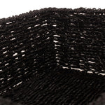 Black Paper Rope Tray | Large | Black