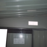 11.3x9.2ft Lean-to Metal Shed, Black