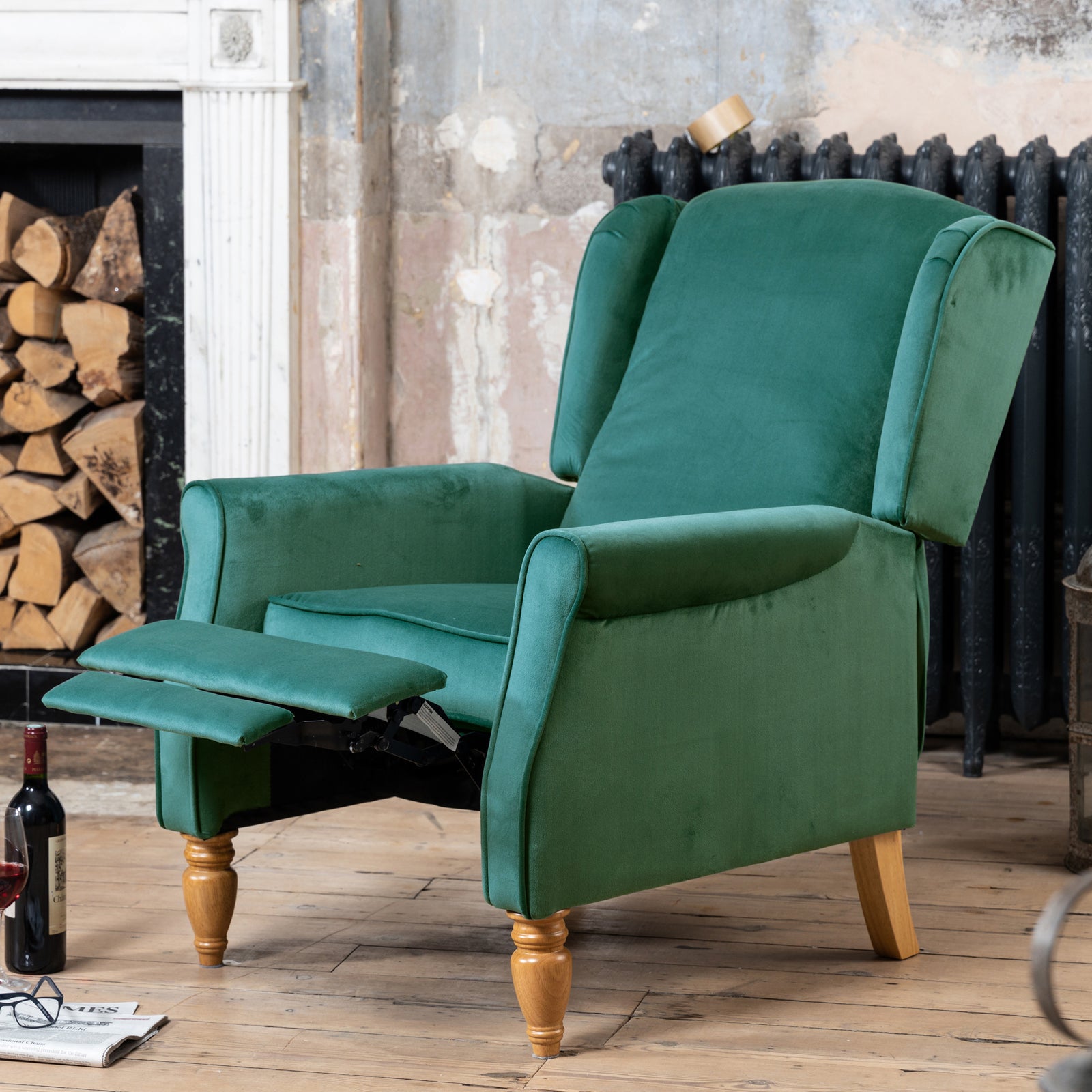 Barksdale Recliner Armchair | Green