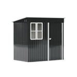 7.3x4ft Heavy Duty Outdoor Metal Garden Shed Lockable Weatherproof Storage Shed For Patio Or Backyard