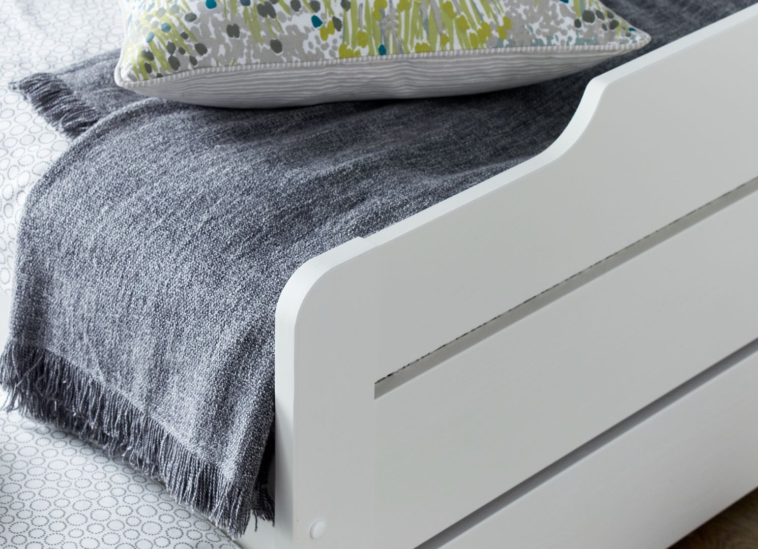Copella Guest Bed With Trundle With Pocket Mattress | Single | White