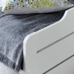Copella Guest Bed With Trundle With Orthopaedic Mattress | Single | White