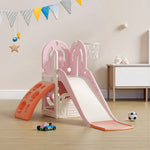 Toddler Slide, Climber & Basketball Hoop Playset With Toy Storage – Safe Activity Center For Toddlers