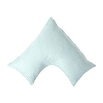 Egyptian Cotton Super Soft V Shaped Pillowcase 330 Tc | V Shape | Aqua