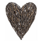 Wicker Rustic Willow Heart Decor