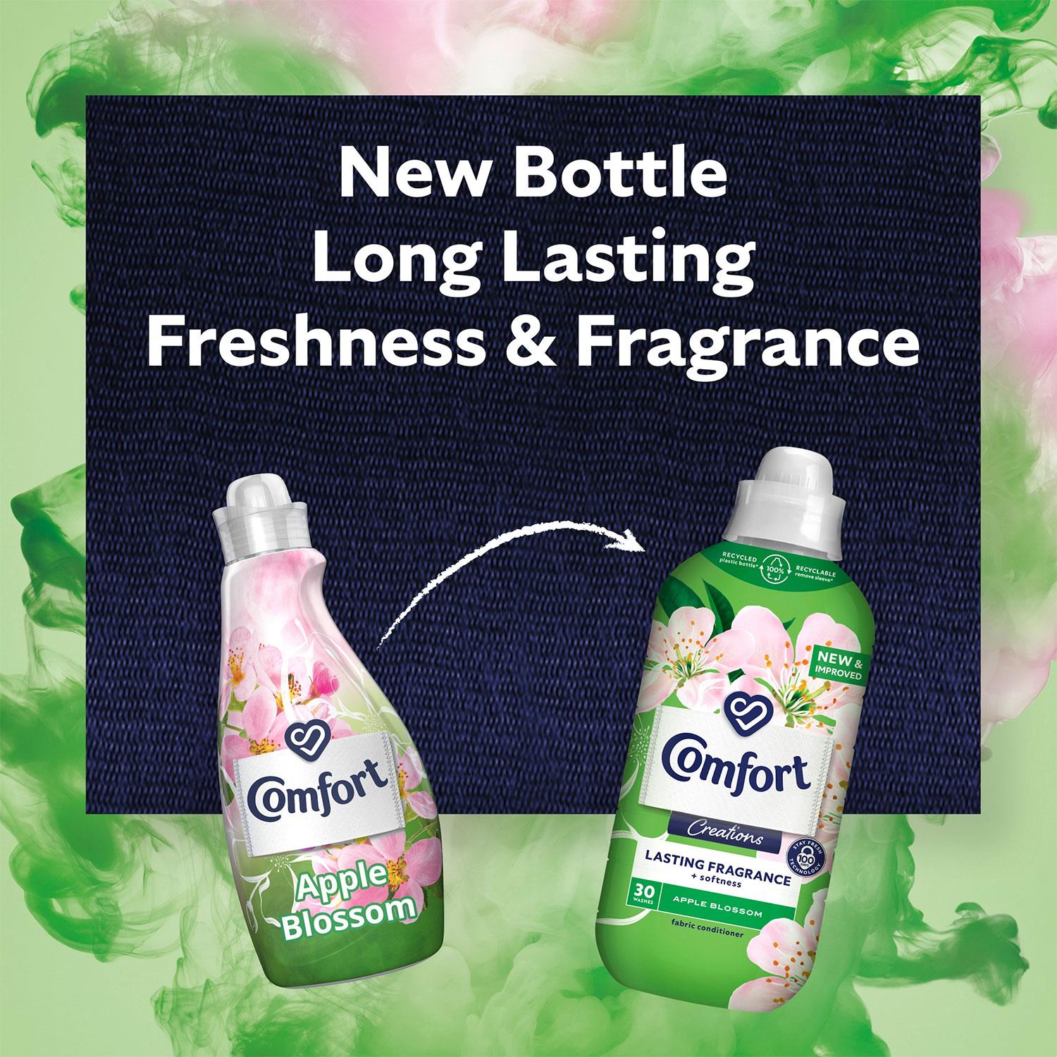 Fabric Conditioner Lasting Fragrance Apple Blossom 900ml, 30 Washes | Set of 4
