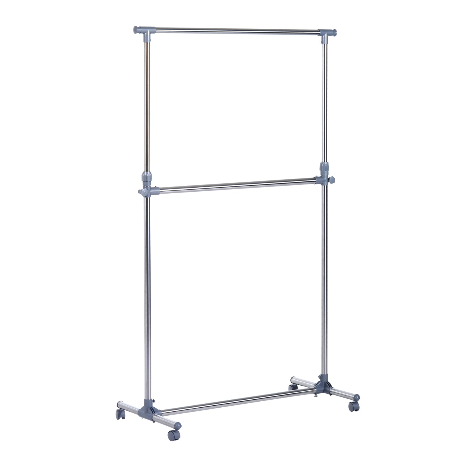 Garment Rail Adjustable Portable Clothes Hanging Stand