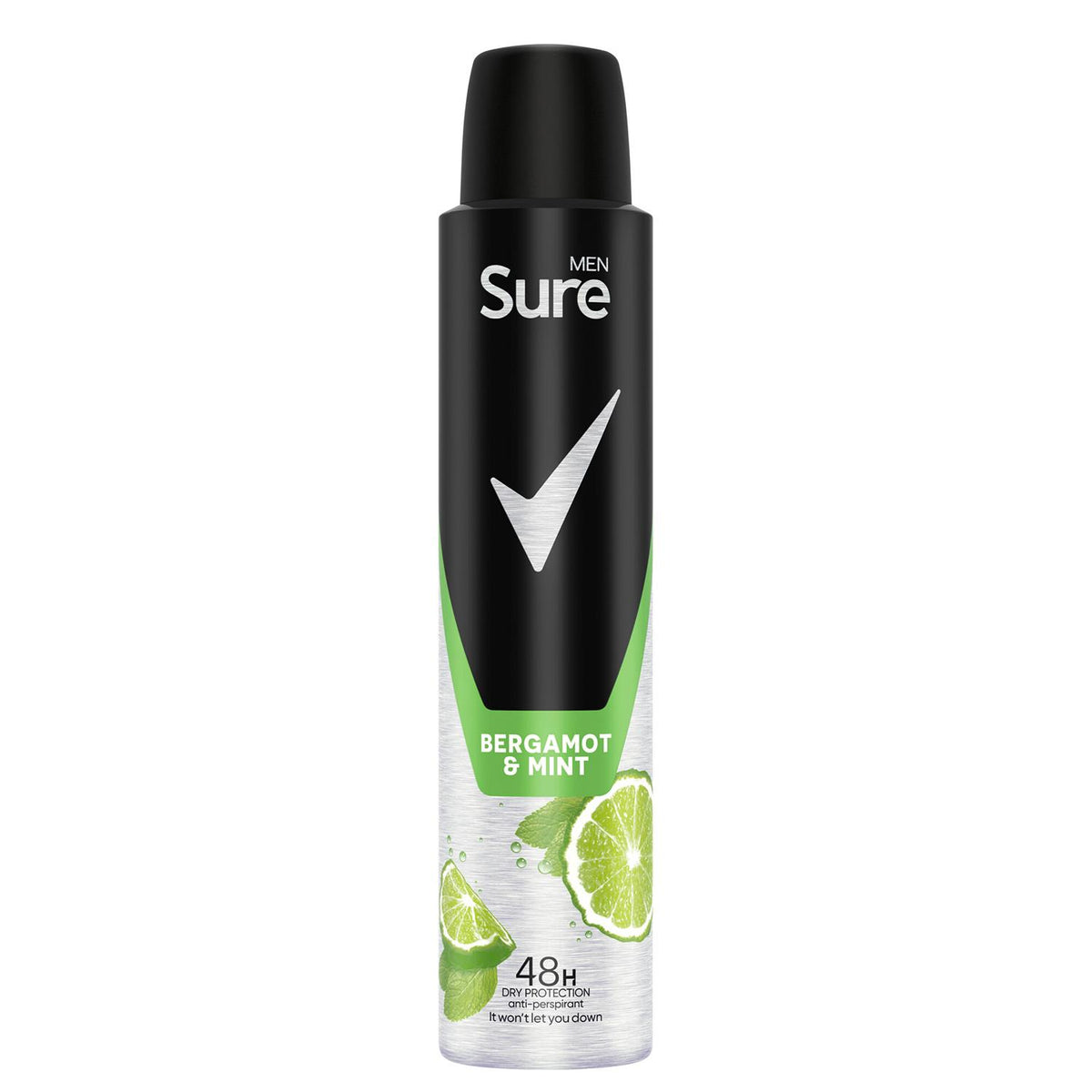 Men Deodorant Spray Bergamot & Mint With 48hrs Protection 200ml, 3 Pack | Set of 3