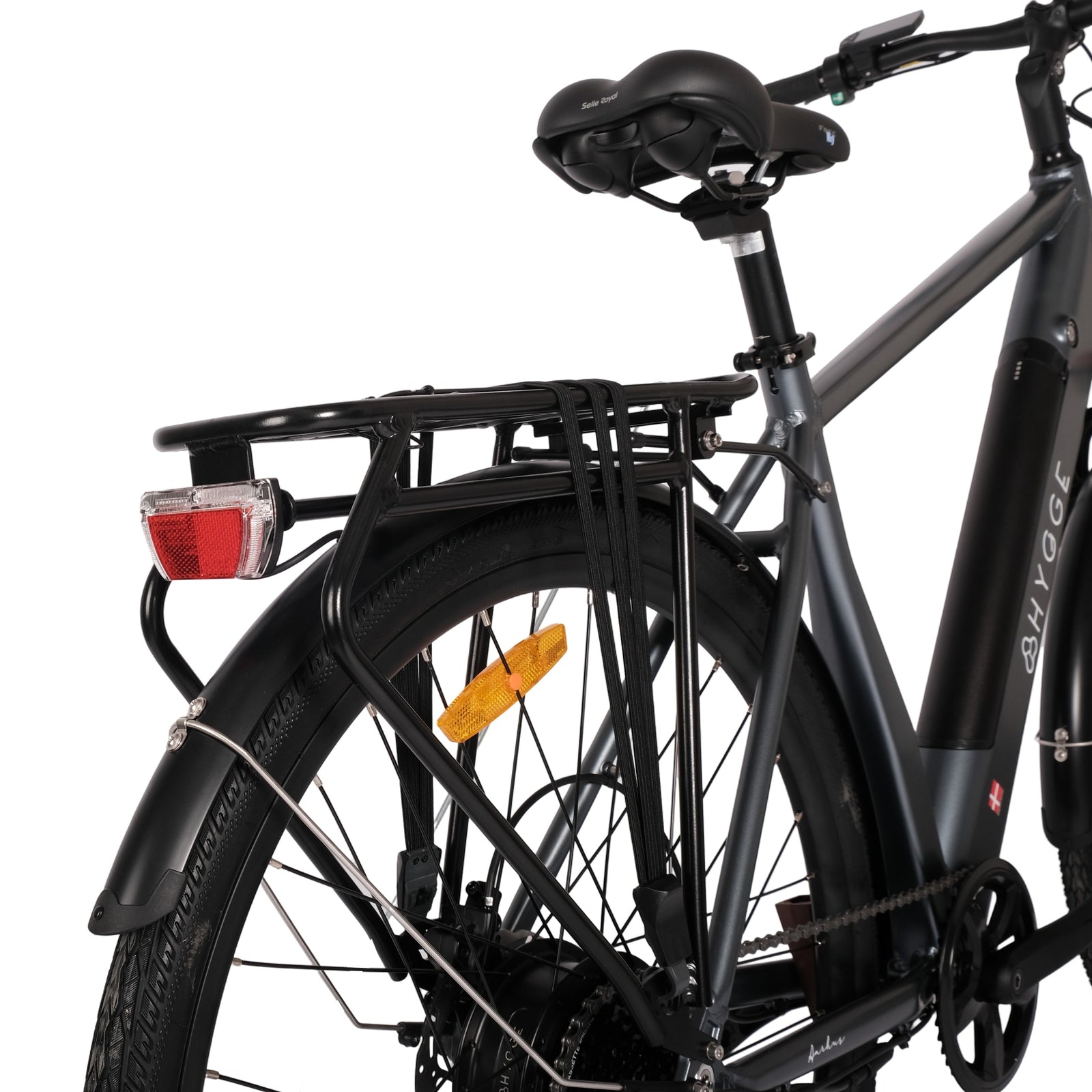 Aarhus 2025 - Urban E-Bike with 48V 14Ah Battery - Graphite Grey