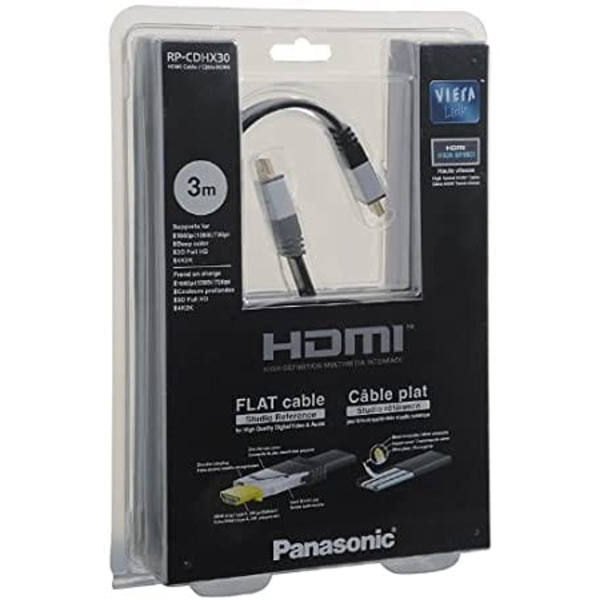 Rp-cdhx30e-k 3m Hdmi Cable Suitable 4k X 2k Resolution | Black