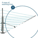 5-arm Wall Mounted Airer